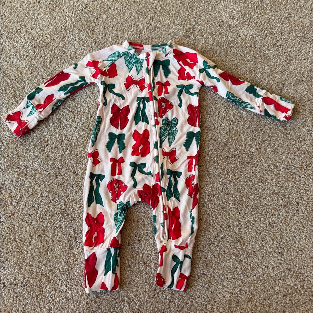 In My Jammers Christmas Bows Zippy